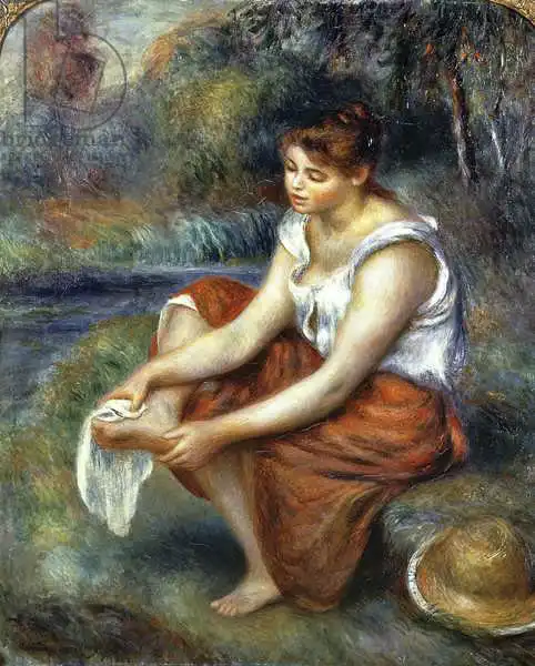 Renoir, Auguste: Žena umývající si nohy